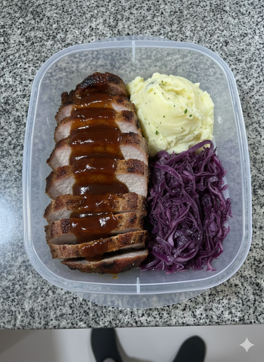 Lomo de Cerdo BBQ + Puré de Papa